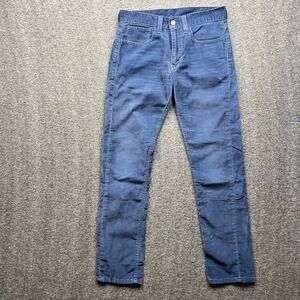 Levi's Pants Mens 31x30 Blue 511 Corduroy Skinny Fit Cords 045110269